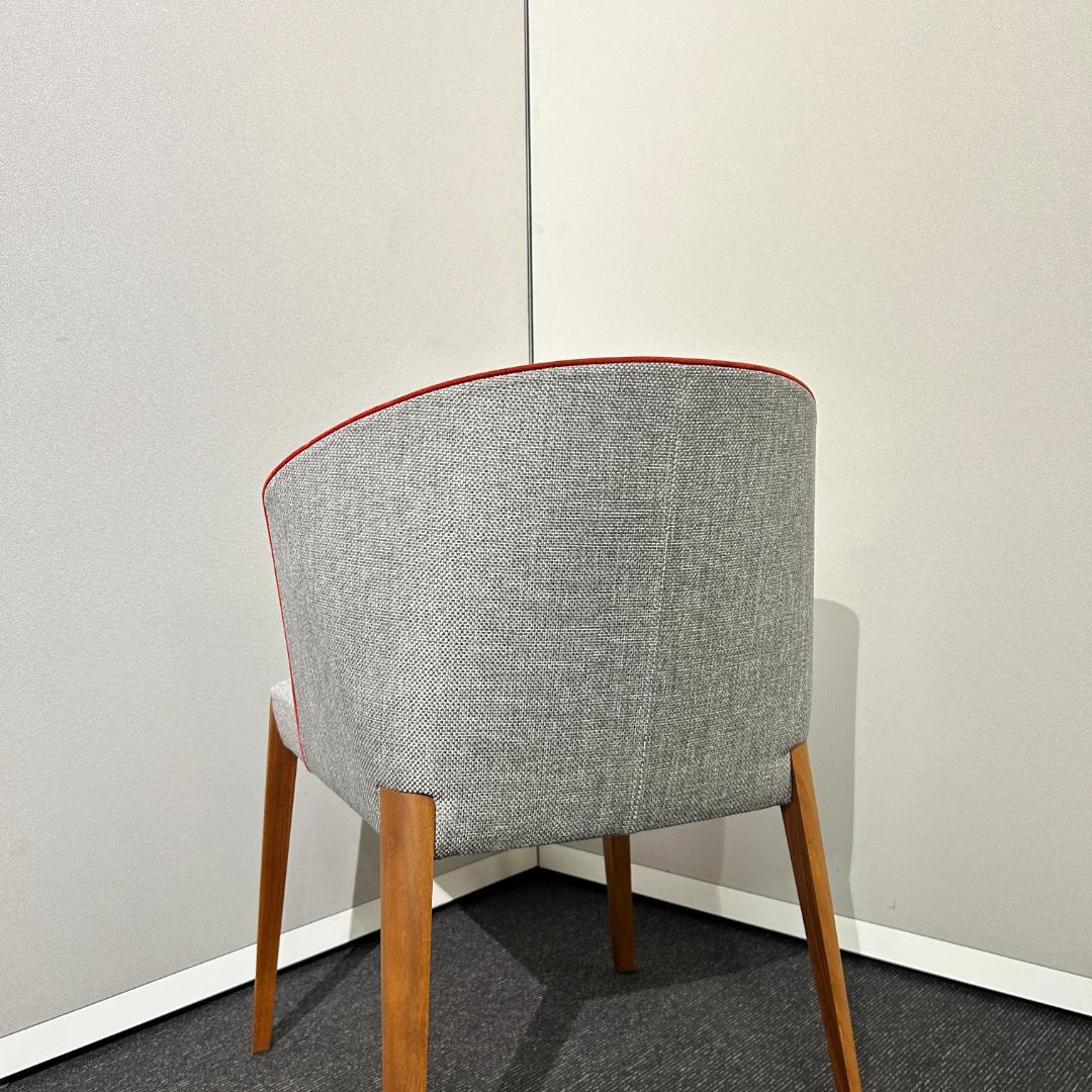 arflex ダイニングチェア FLUTE グレー 木目