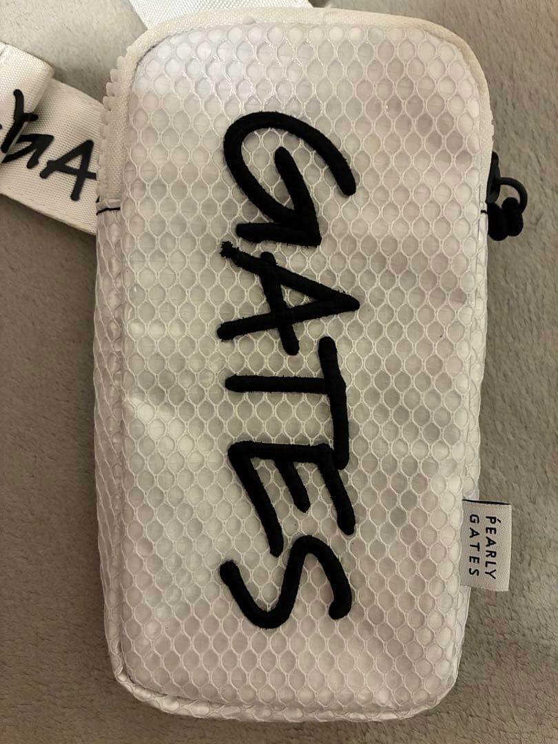 PEARLY GATES メッシュバッグ ホワイト
