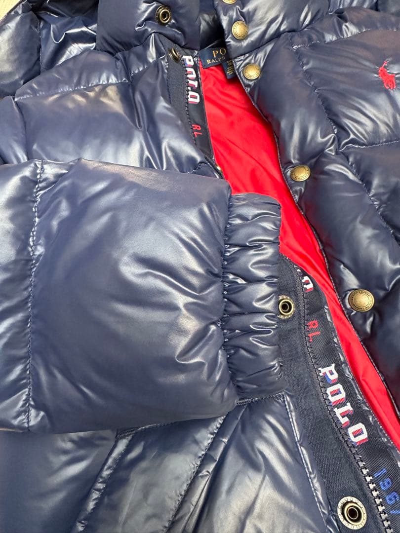 ゲリラ値下げ‼️ポロラルフローレン　ダウンジャケット　140cm