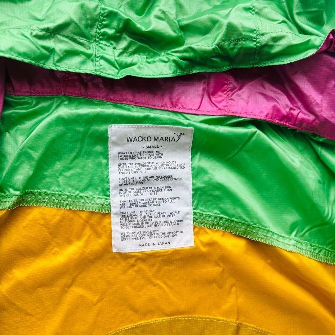 初期アーカイブ】WACKO MARIA ナイロンパーカー 日本製 背面ビッグロゴ