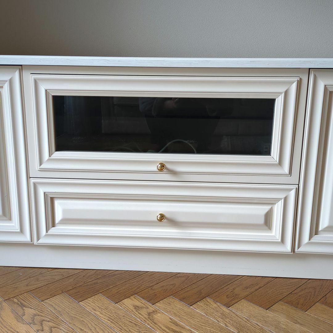 テレビボード　ホワイト　テレビ台 引き出し付き