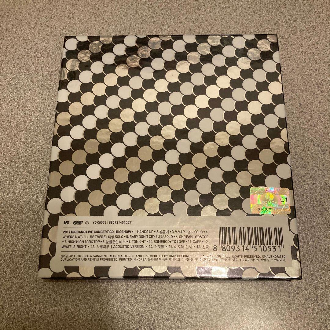 BIGBANG 2011 BIGSHOW CONCERT CD 直筆サイン入