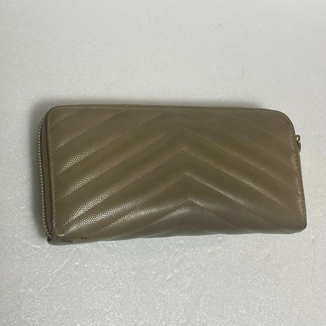 Saint Laurent サンローラン 長財布 フルジップ キルティング