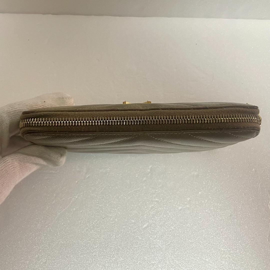 Saint Laurent サンローラン 長財布 フルジップ キルティング