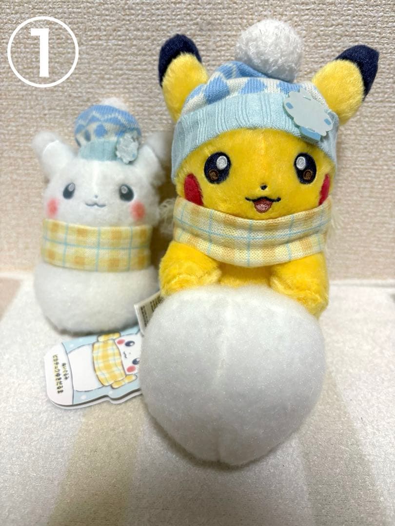 ポケモン ゆきだるま ぬいぐるみ ゆきあそび ピカチュウ ヤドン カビゴン