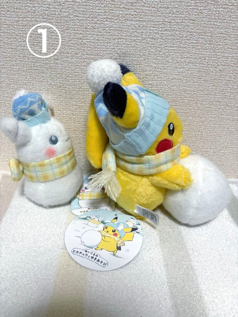 ポケモン ゆきだるま ぬいぐるみ ゆきあそび ピカチュウ ヤドン カビゴン