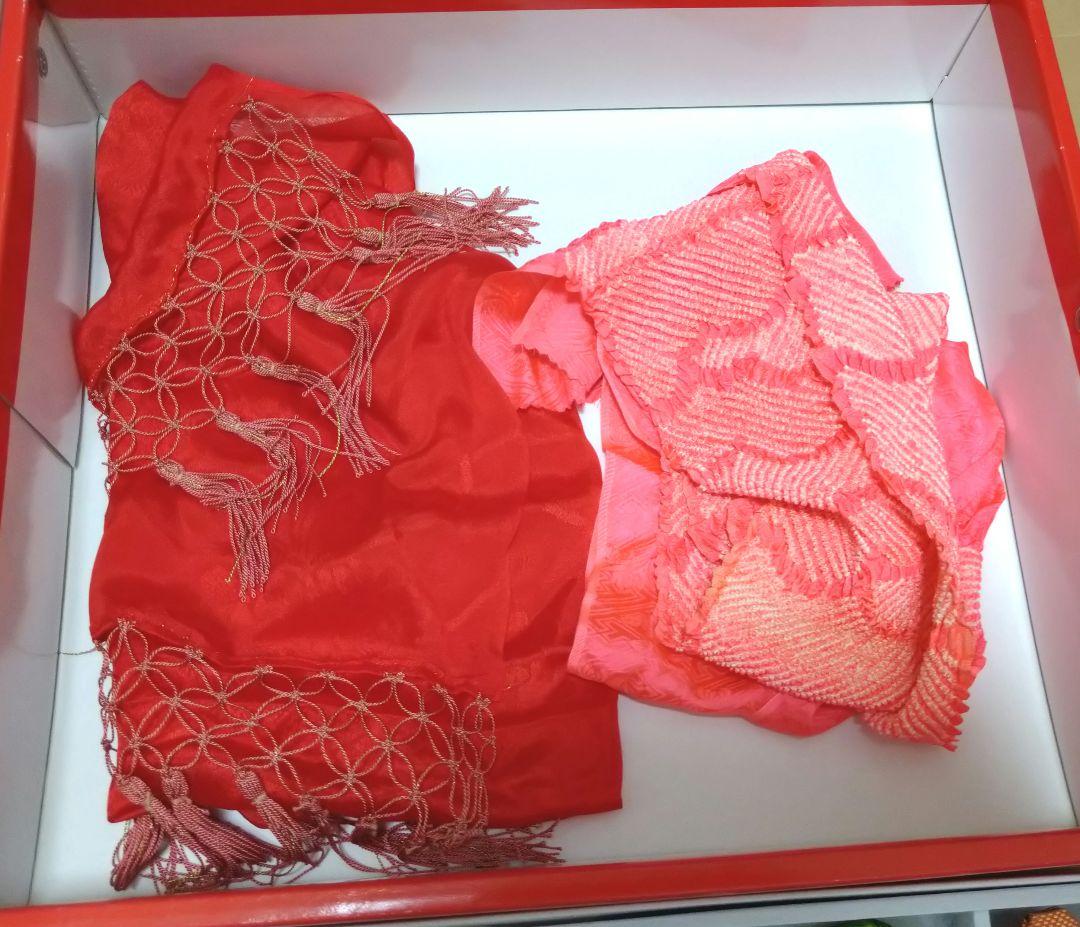 オールインワンでレンタルよりお得！　七五三女の子着物　3歳と7歳対応