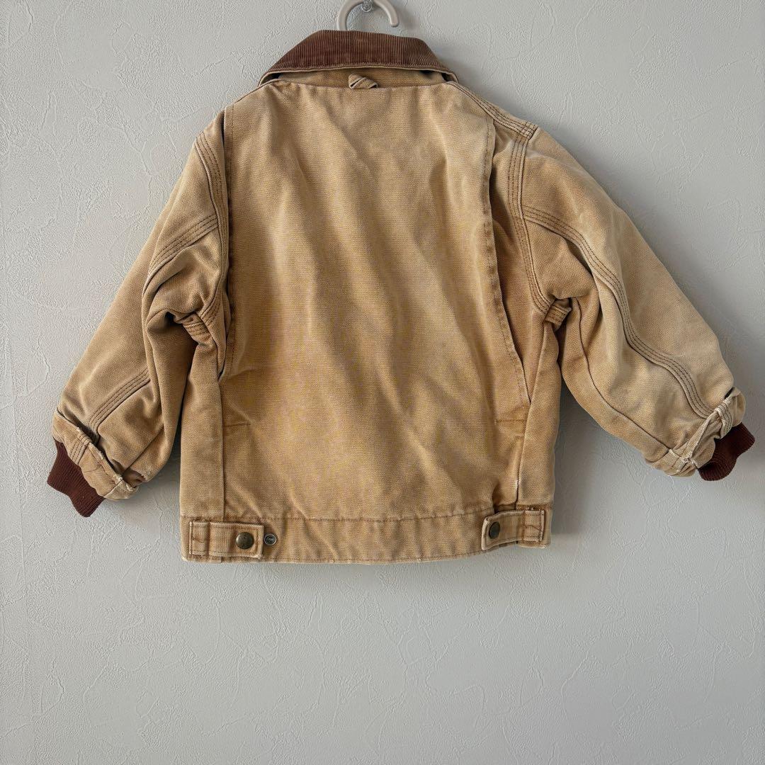 【カーハート】キッズ古着80s Carharttデトロイト ジャケット