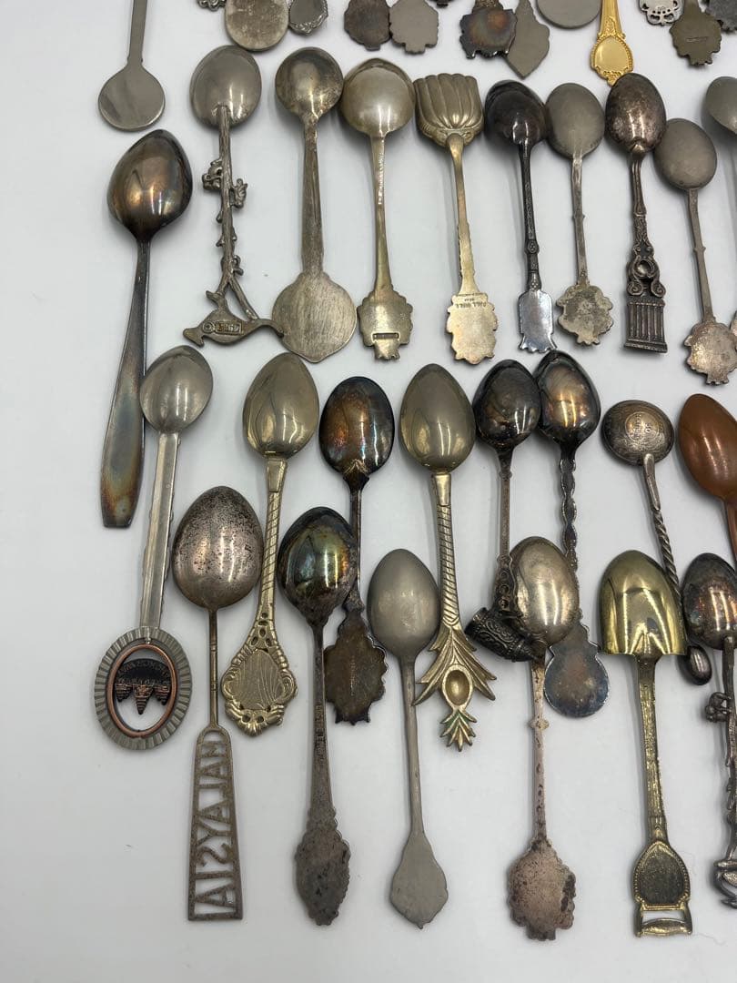 海外　アンティーク　スプーン　シルバー　海外観光地装飾　まとめ売り