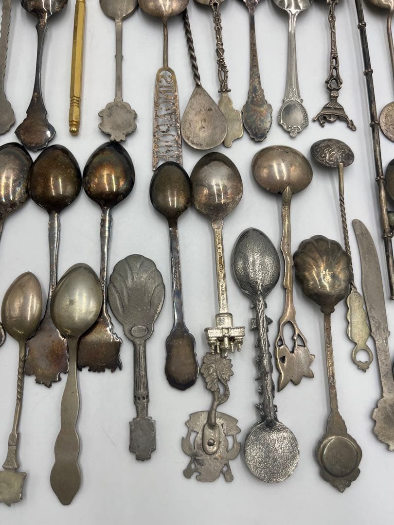 海外　アンティーク　スプーン　シルバー　海外観光地装飾　まとめ売り