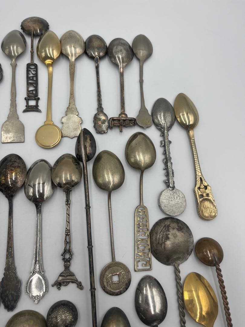 海外　アンティーク　スプーン　シルバー　海外観光地装飾　まとめ売り