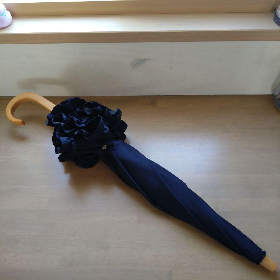 サンバリア100 折りたたみ日傘　二段折　フリル