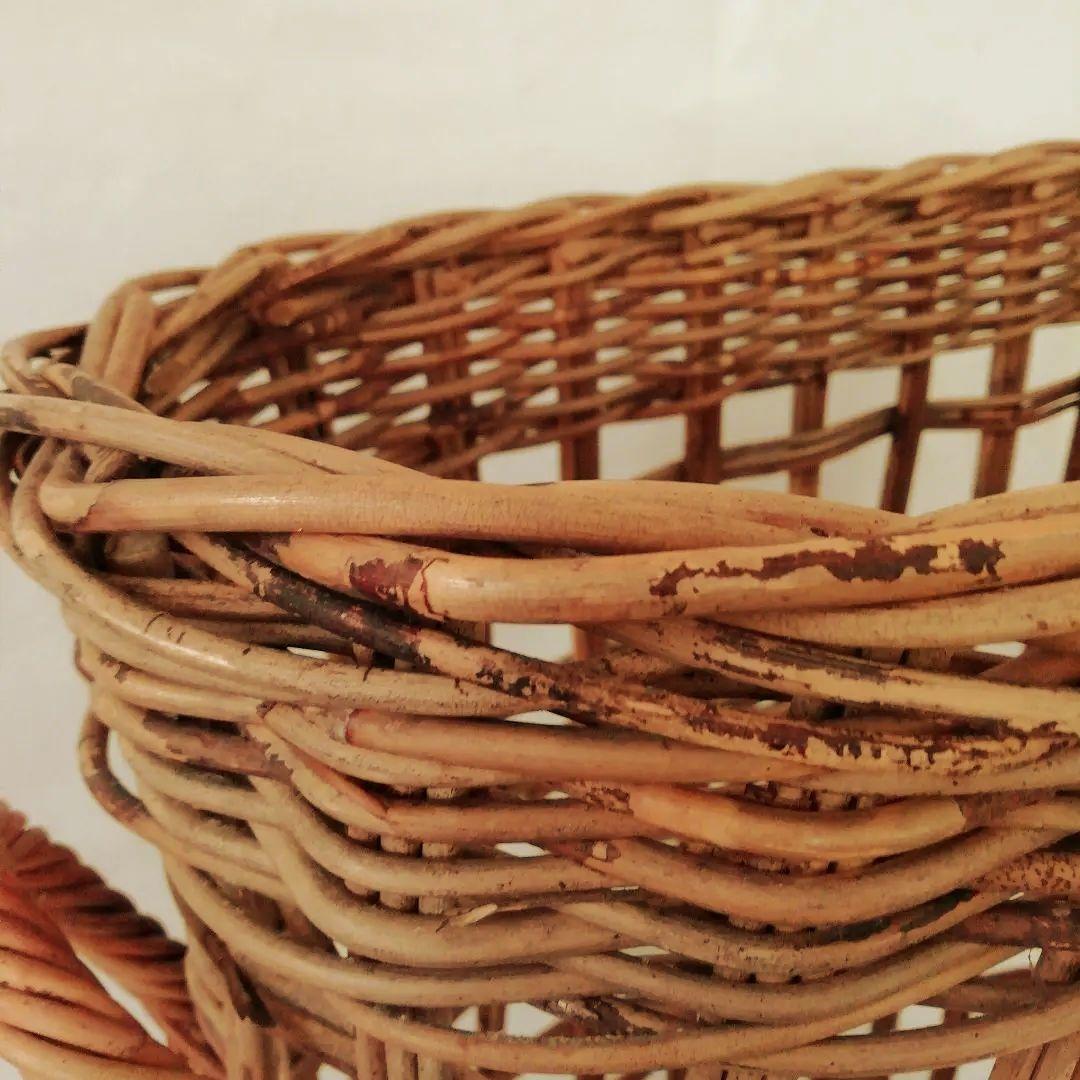 ビッグ　バスケット　かご　カントリー　ヴィンテージ