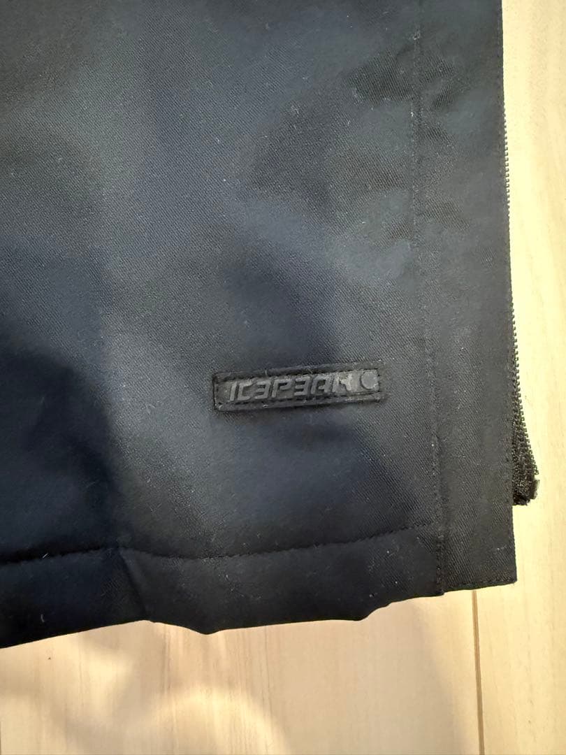 ICEPEAK 防水スキーウェア グレー ICEPEAK 防水スキーパンツ　黒