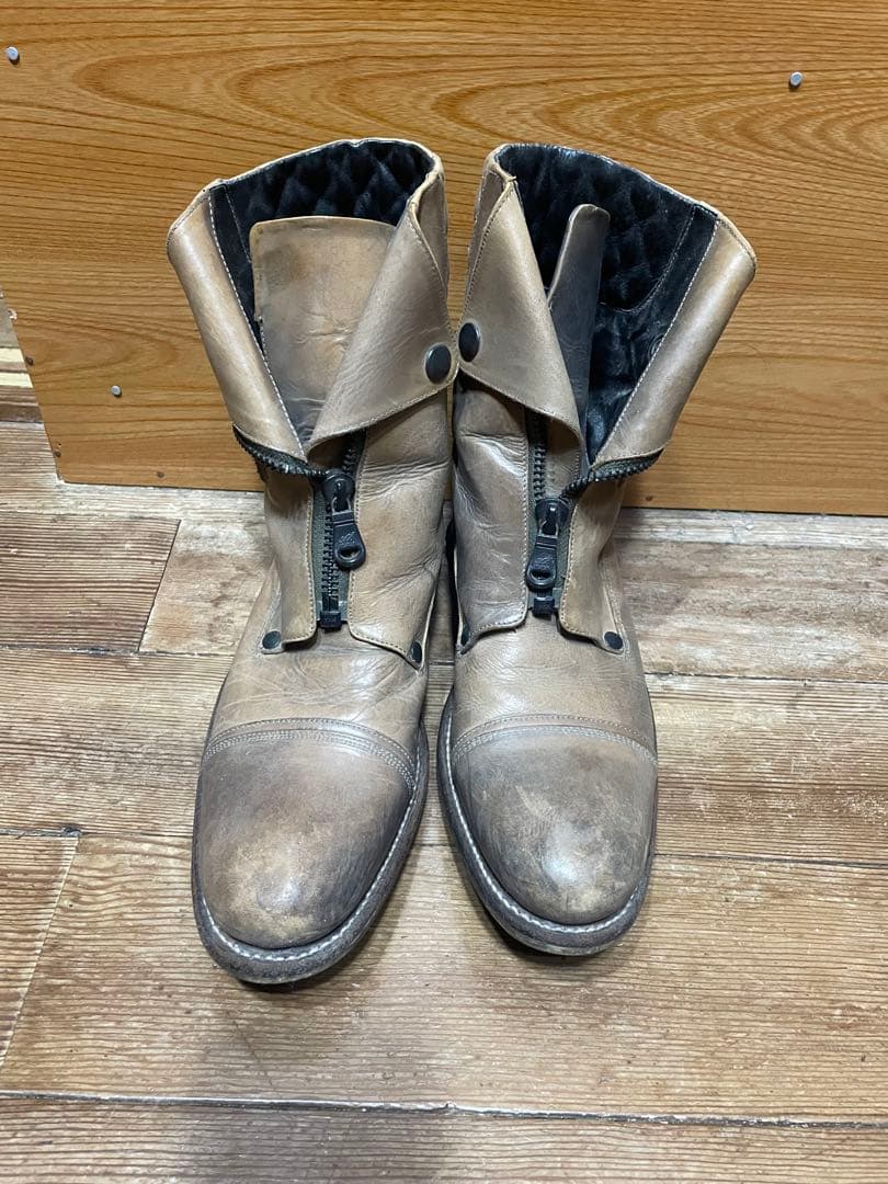 alfredoBANNISTERセンターZIP Wライダースブーツ　セット