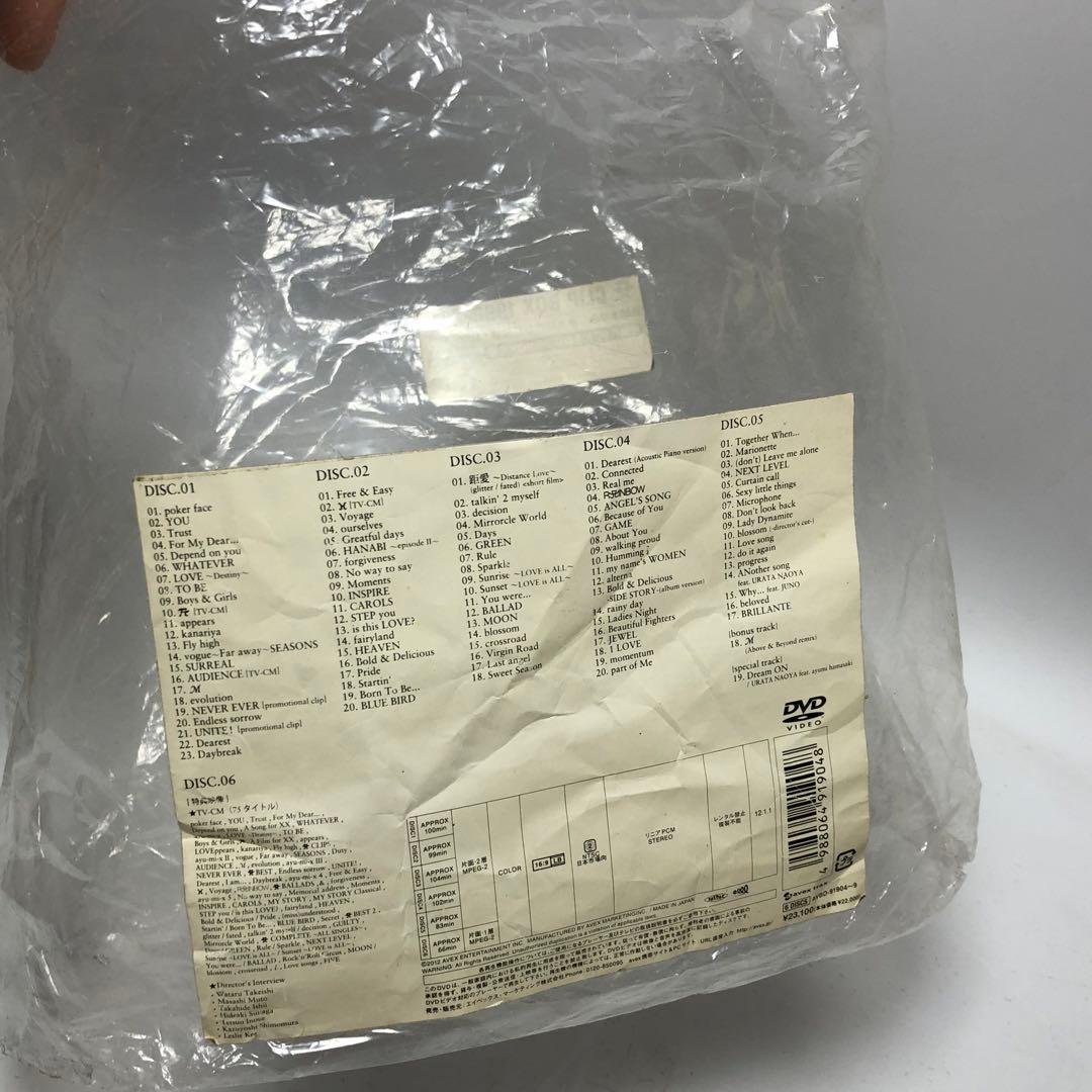 DVD未開封品 浜崎あゆみ A CLIP BOX 1998-2011 6枚組