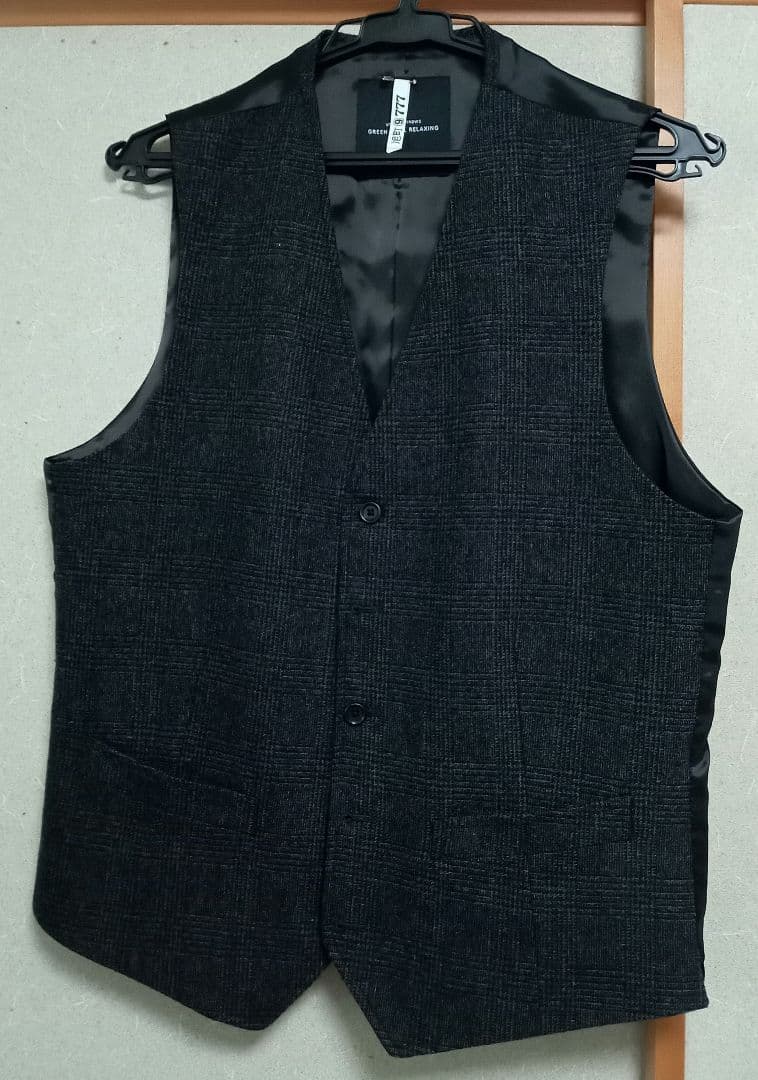 【1回着 クリーニング】 スリーピーススーツ ユナイテッドアローズGLR M