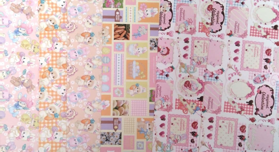 国内作家様デザインペーパーA4♥まとめ売り♥大量(中古品)