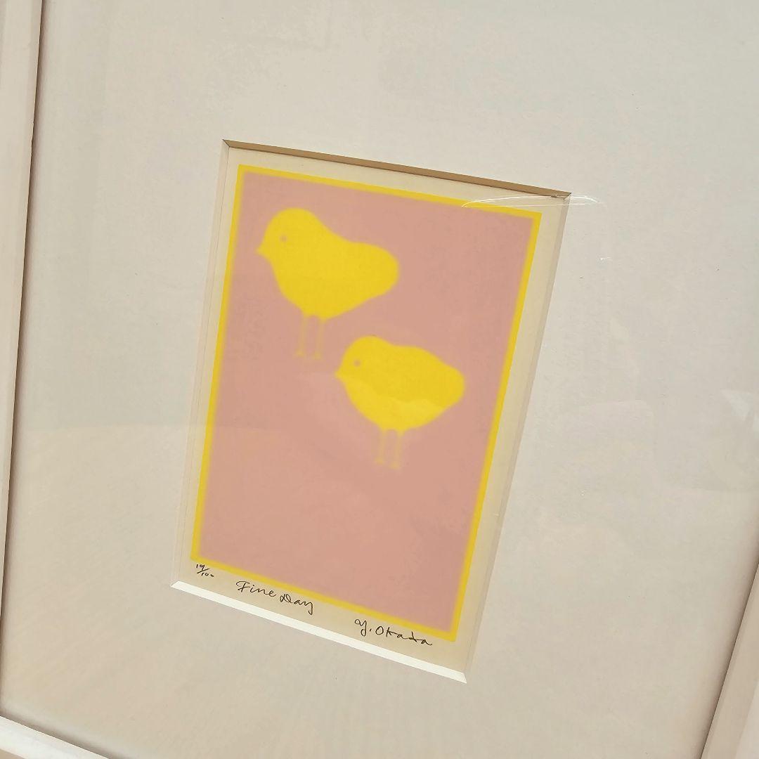 ★【希少!!】額入り 可愛らしいひよこ★