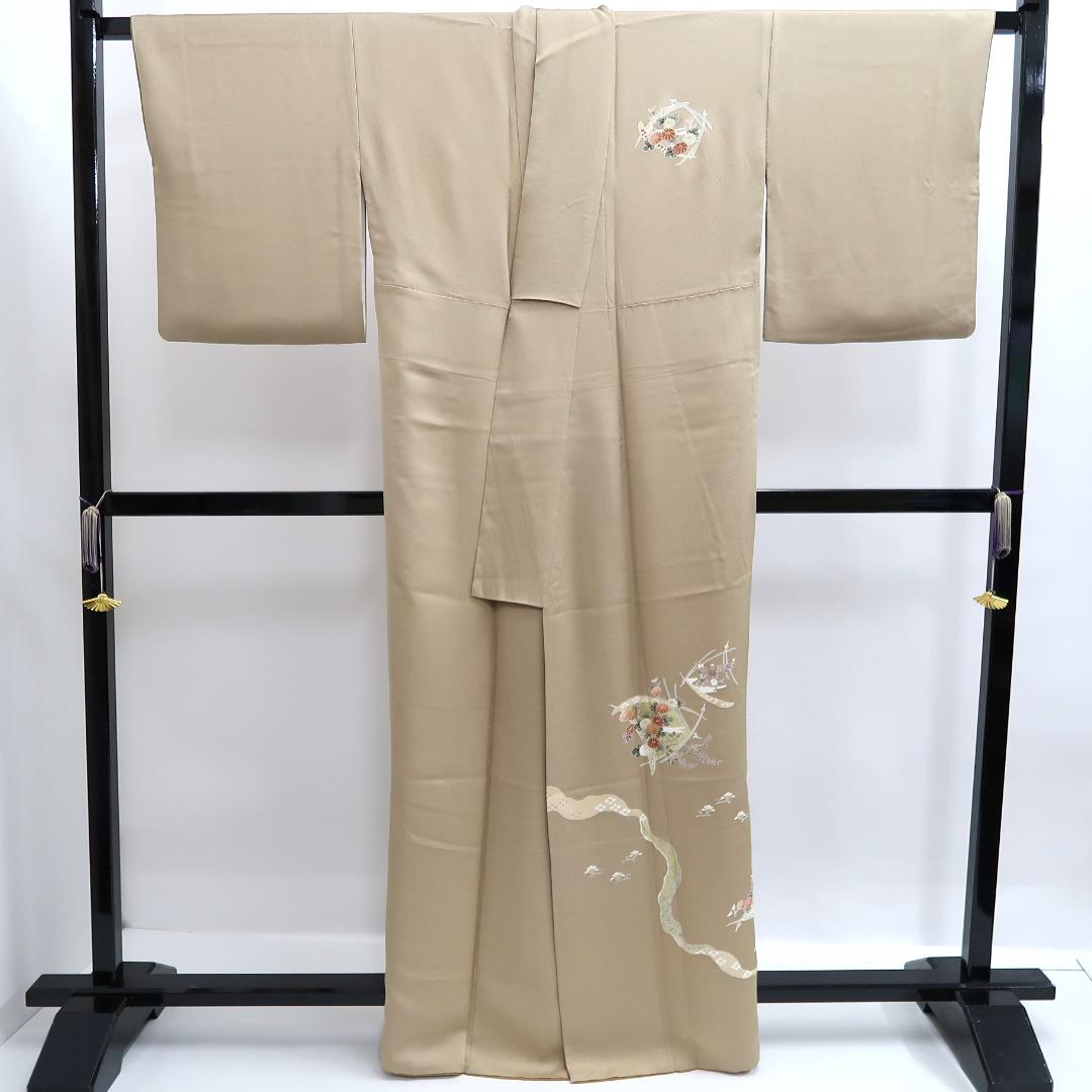 M293　付下げ　身丈159cm　パールトーン加工