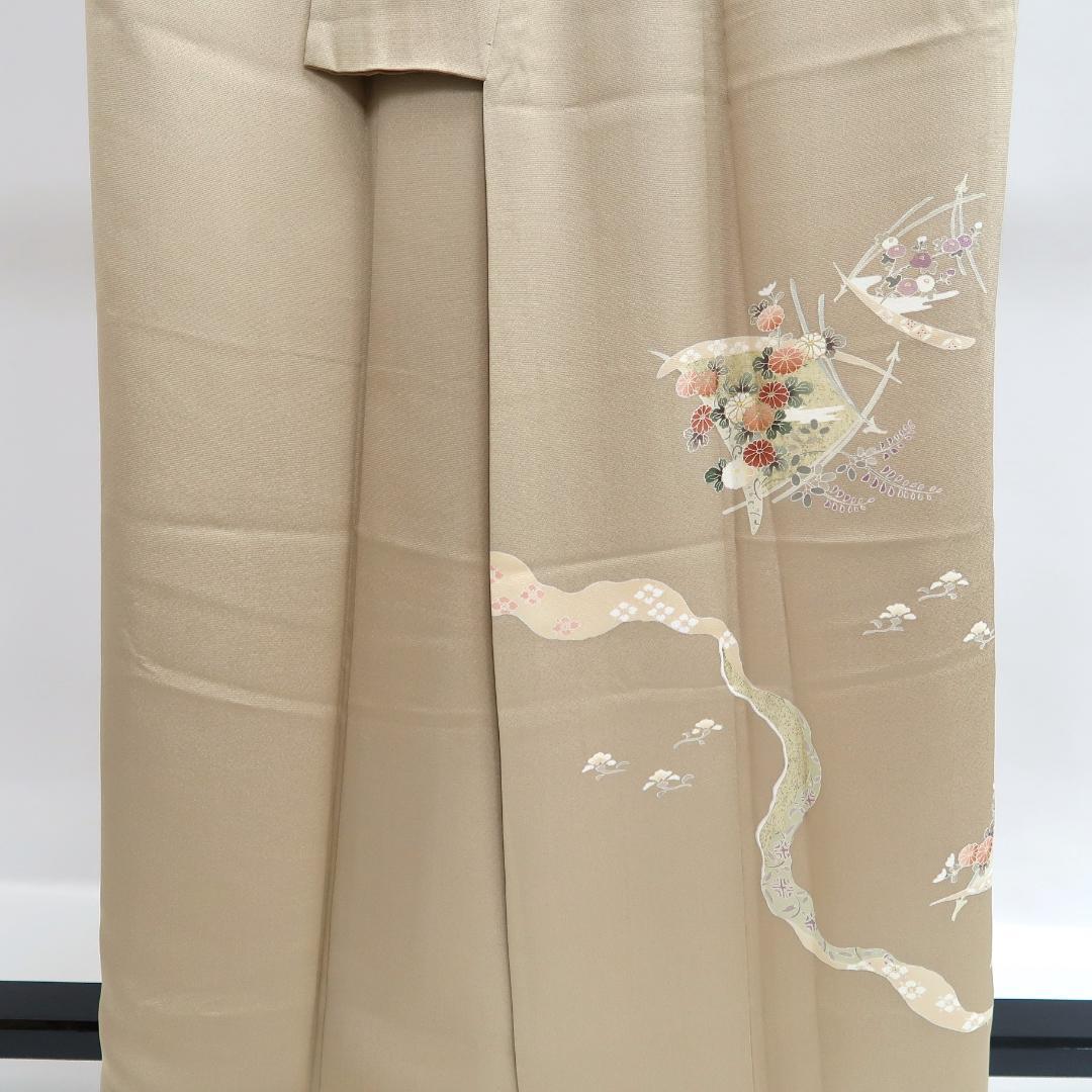 M293　付下げ　身丈159cm　パールトーン加工