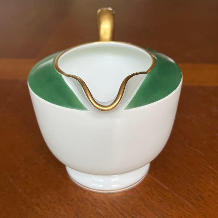 【ビンテージ】大倉陶園★柊ヒイラギ★ミルクジャグ