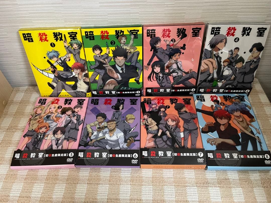 暗殺教室　1+2期　初回全16巻セット DVD