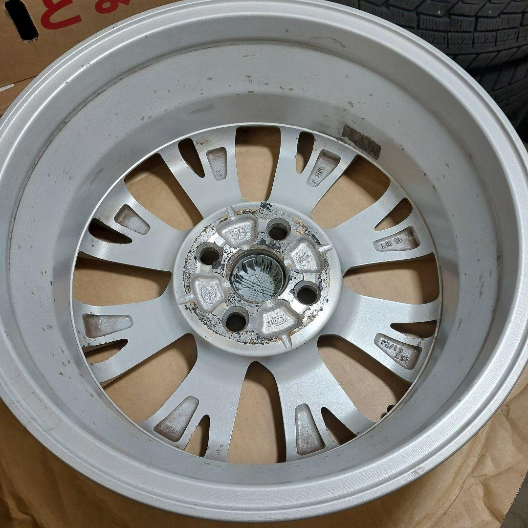 トヨタ　130系　ヴィッツ　純正　アルミホイール　2本　②