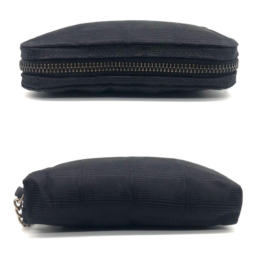 【美品】CHANEL ケース ポーチ ニュートラベル ココマーク ブラック