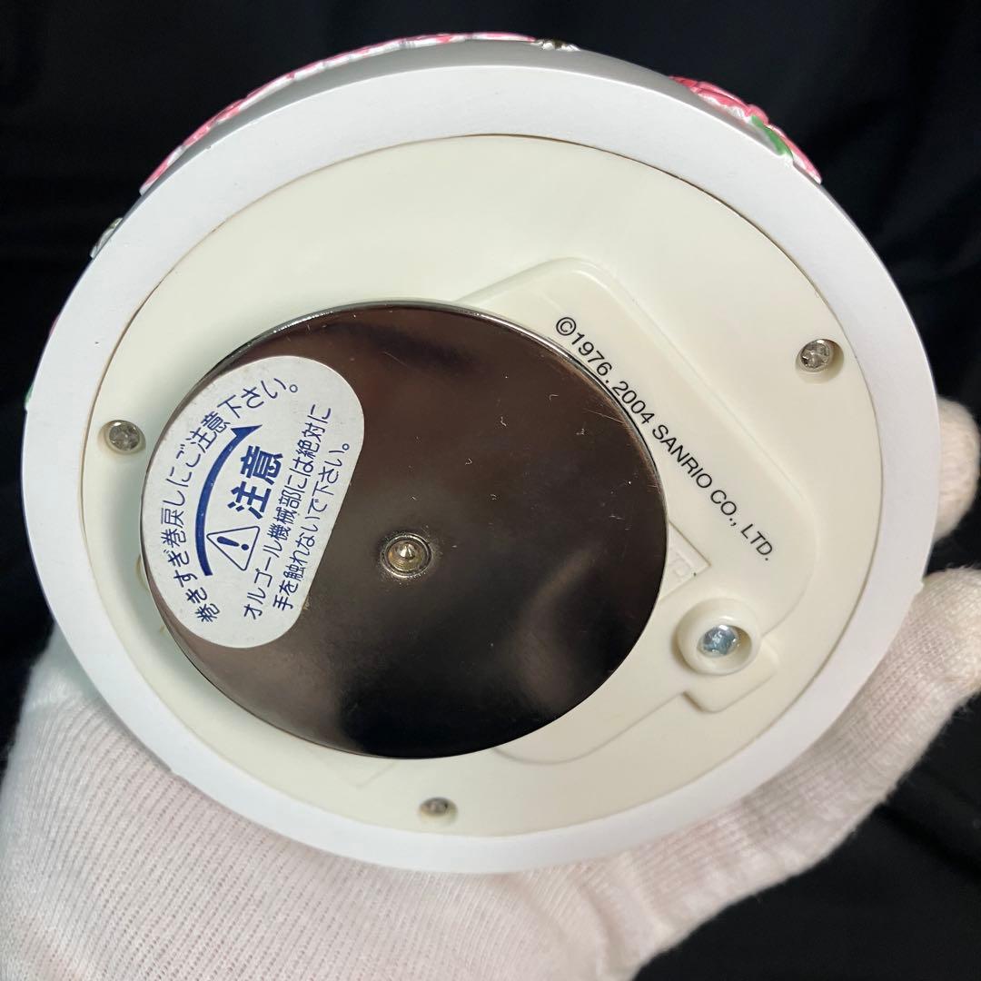 【匿名配送/希少】ハローキティ30周年/ジオラマライトアップオルゴール/電池付き