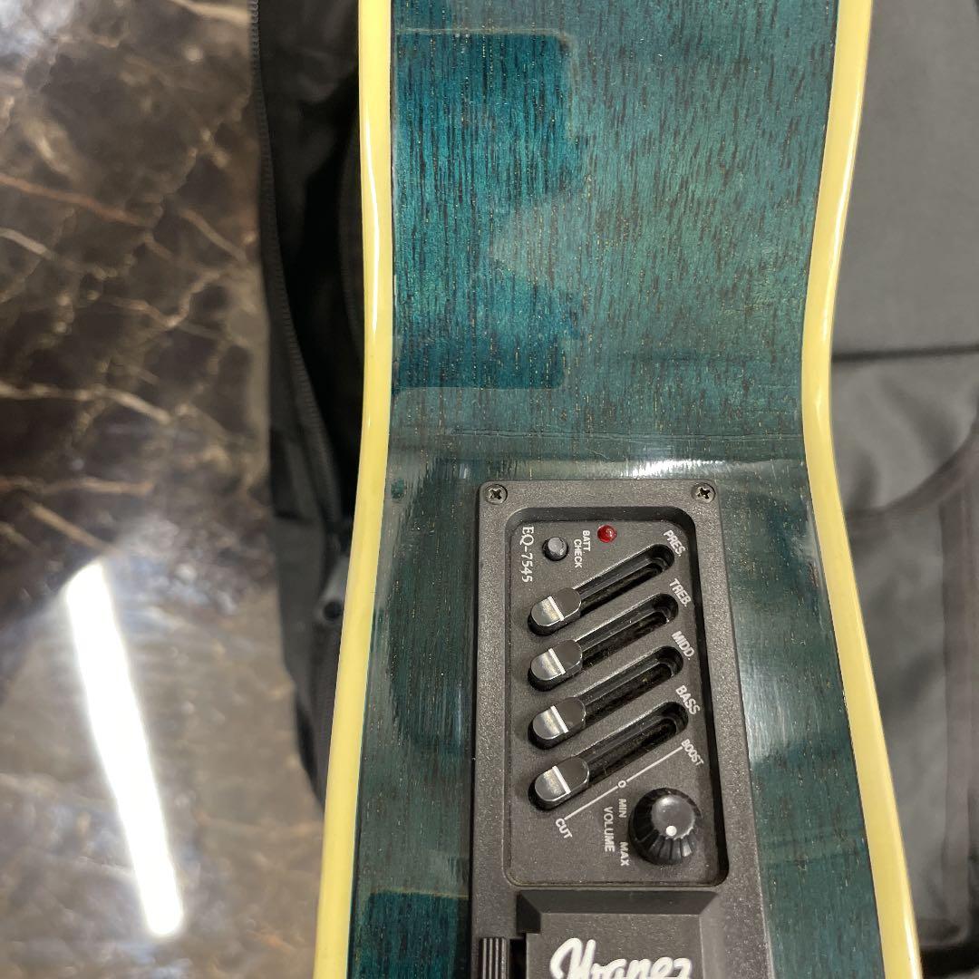 Ibanez アイバニーズ エレアコギター AEG-450MS E ケース付き