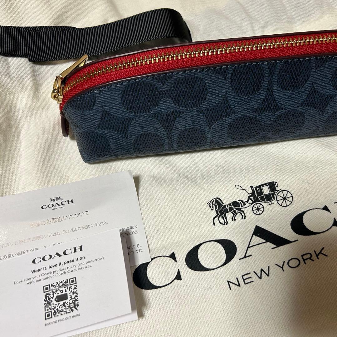 週末セール！早い者勝ち★COACH ペンケース　新品未使用／ショッパー付き