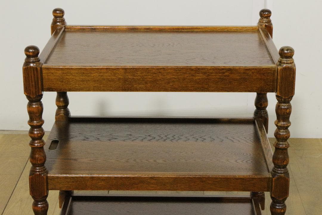 み*こ様 三越★３段ワゴン★木製家具★引き出し★トレー★