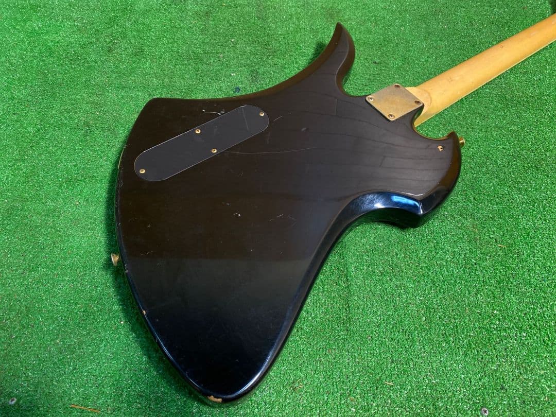 Kモデルギター ブラック 22フレット