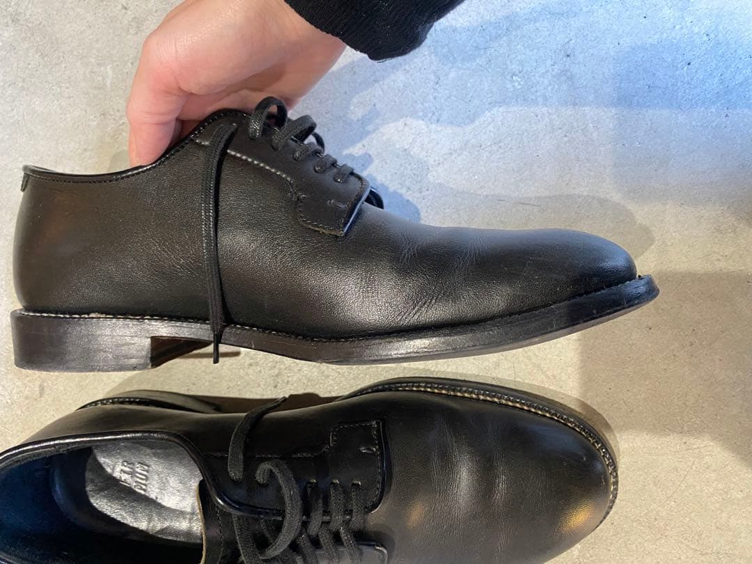 2/20まで　FIRMUM 革靴27.5cm 黒茶色2点セット