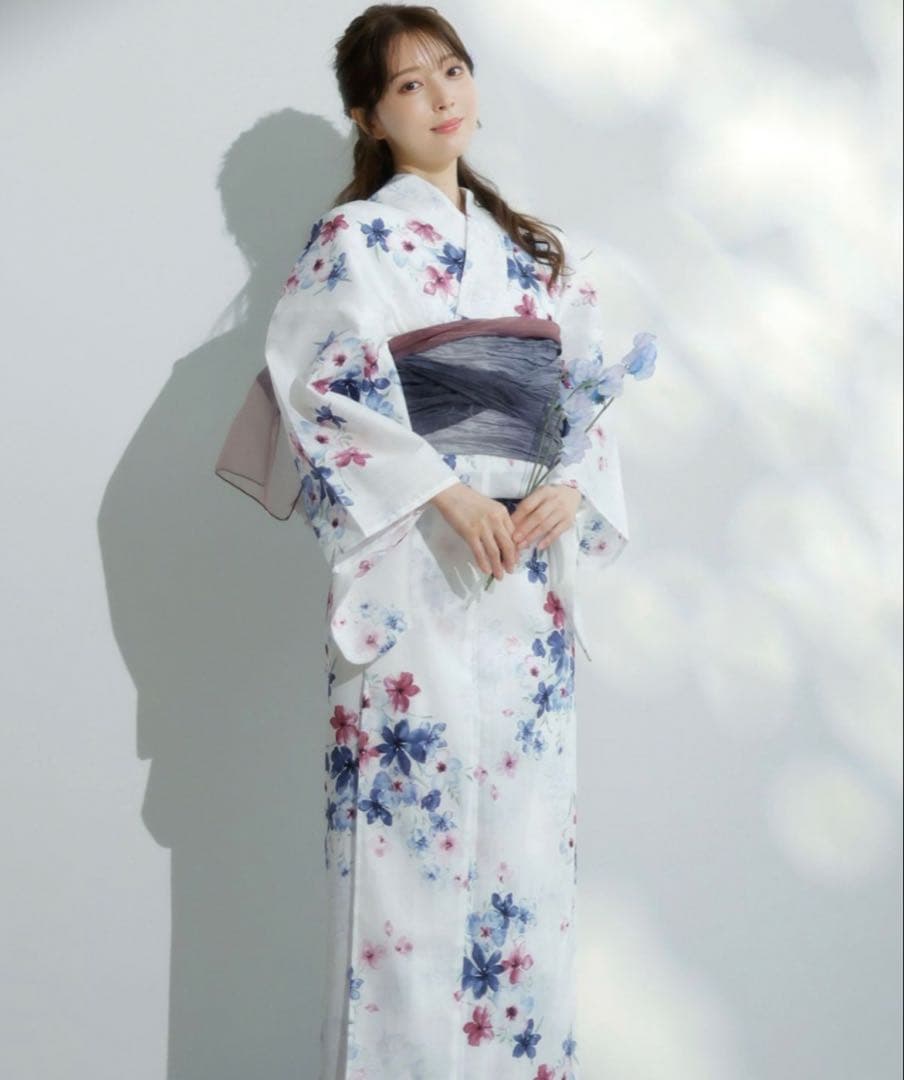 Dita 浴衣3点セット 水彩の京ならべ