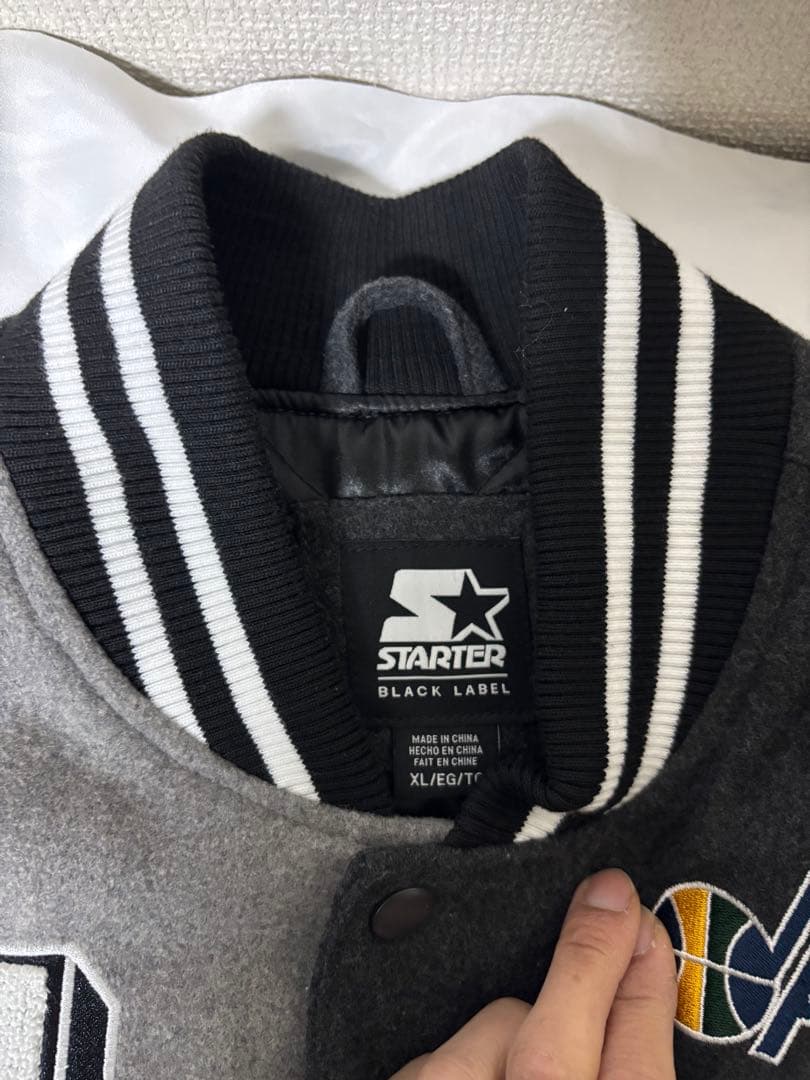 XL Starter NBA Bomber Jacket スタジャン パッチ