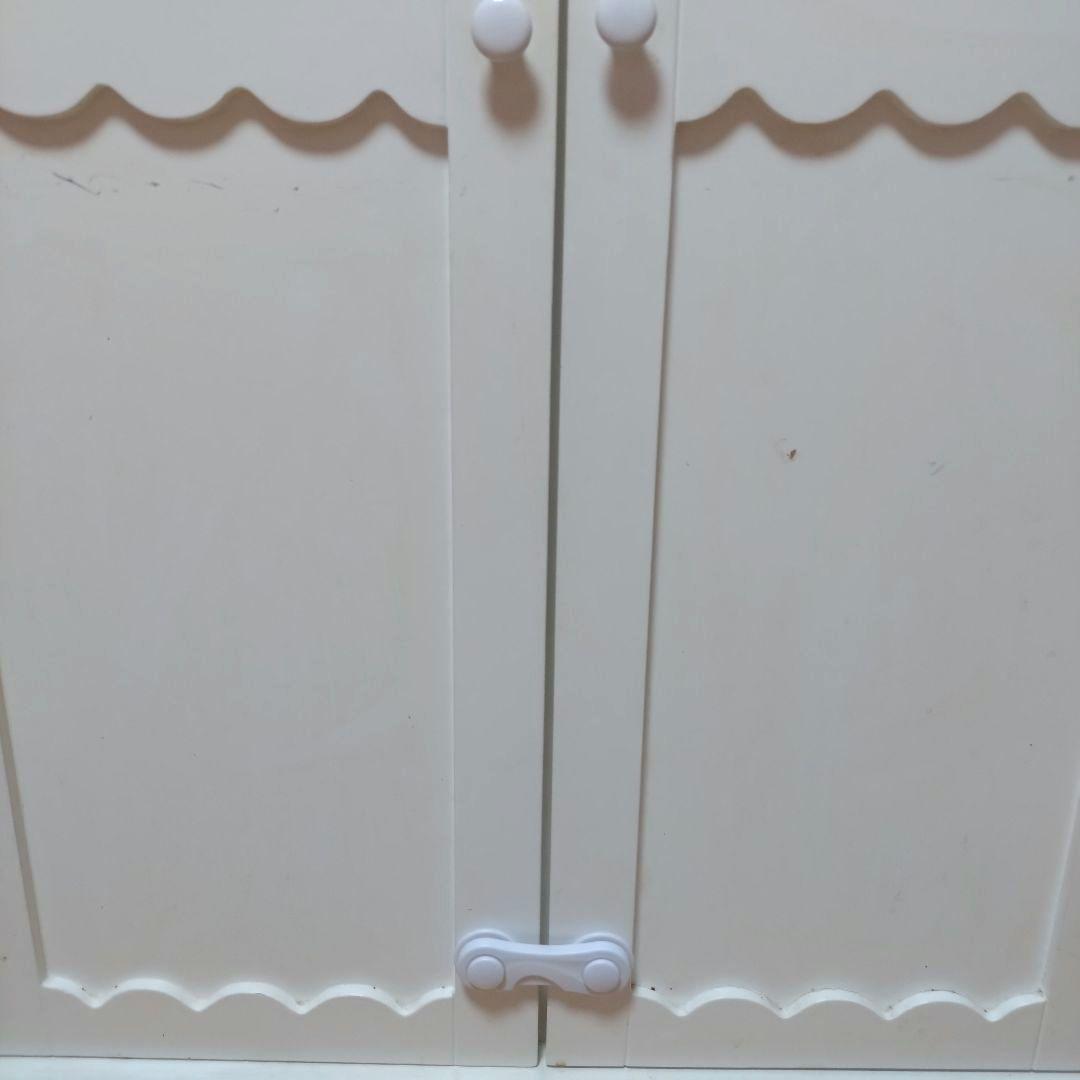 姫系　プリンセス　家具　ホワイト　木製　キャビネット　本棚　子供部屋　送料込み