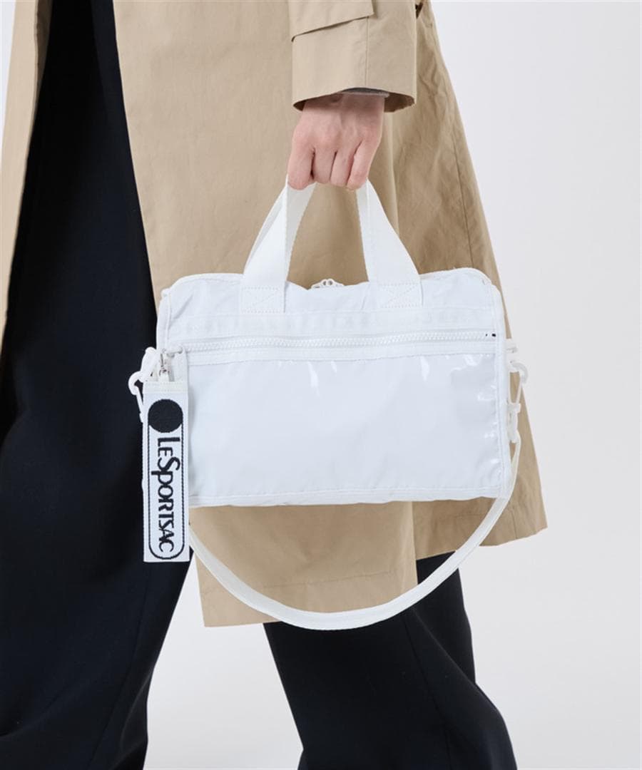 新品 レスポートサックｘひとりっぷ バイクボストン2 ノウム（白）