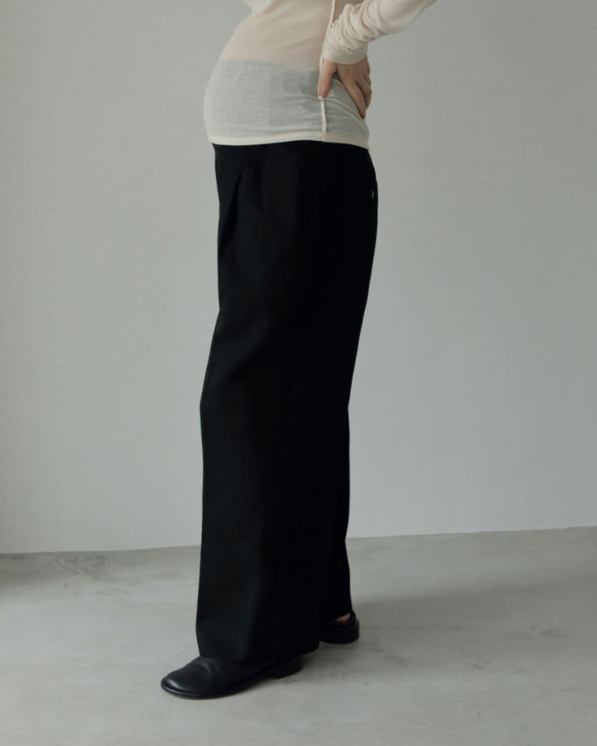 anuke Reha. タックワイドパンツ 38【美品】