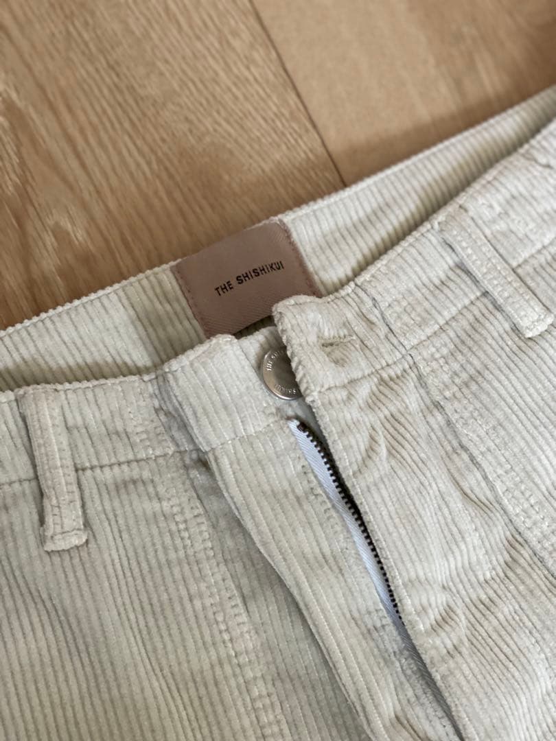 裾上げ試着のみ　ザシシクイ　shishikui コーデュロイベイカーパンツ　38