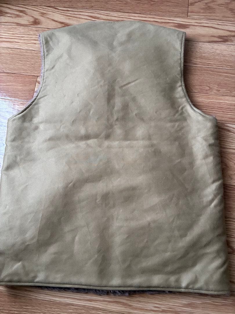 バズリクソンズ　デッキベスト　BR15582 アルパカ　リバーシブル　38