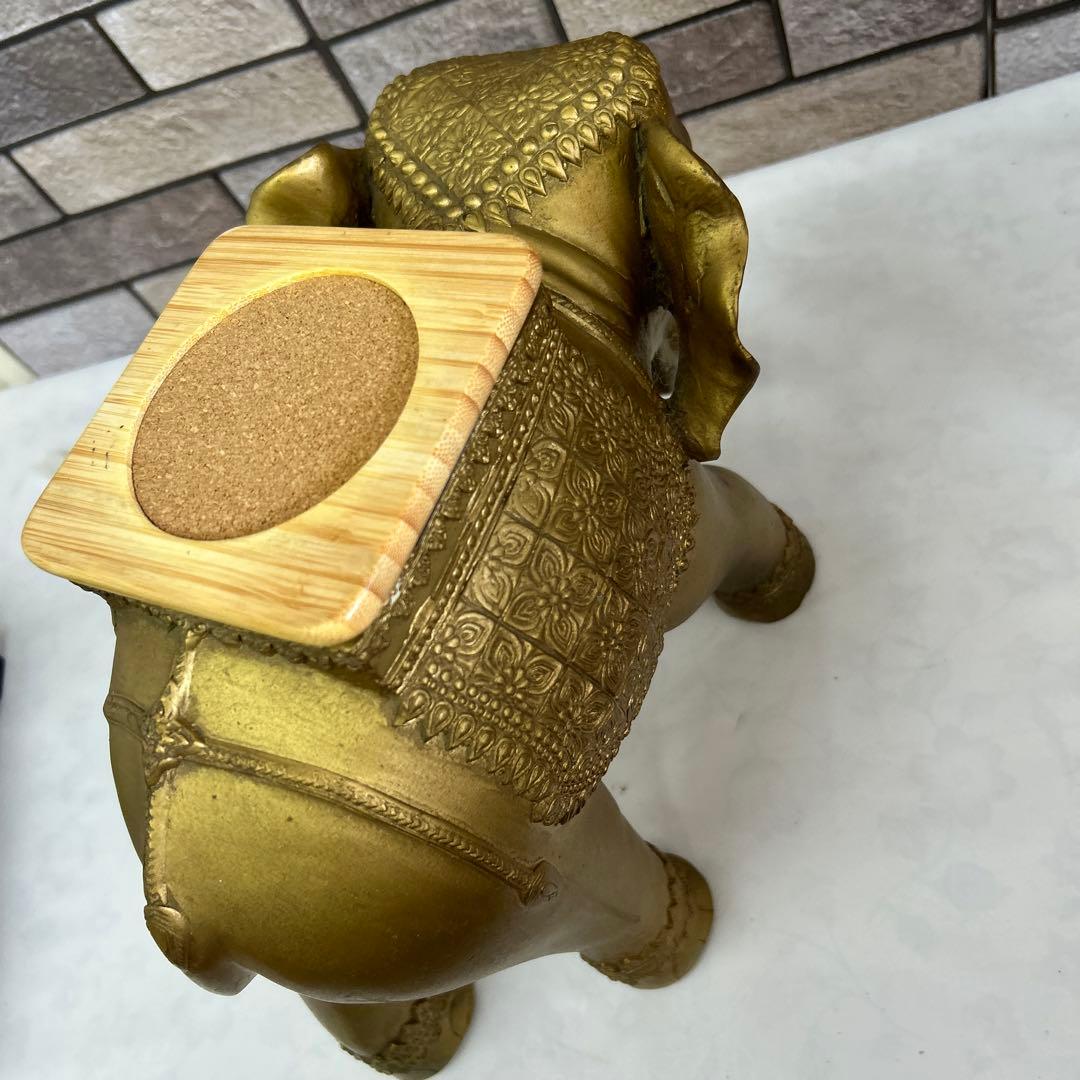 真鍮　ゾウ　置物　インテリア アンティーク