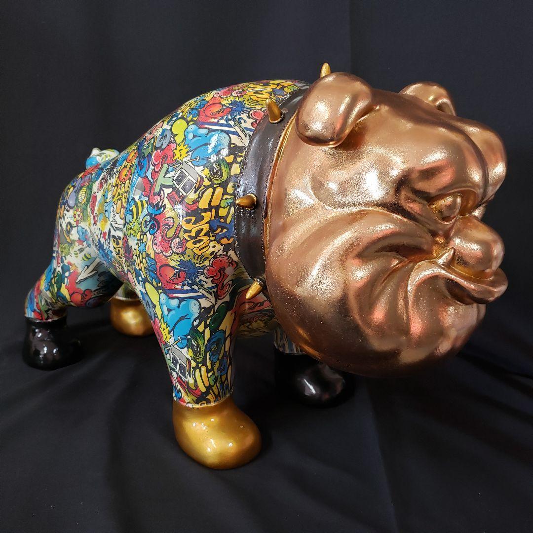 ブルドッグ 犬 オブジェ 置物 インテリア 雑貨 アート