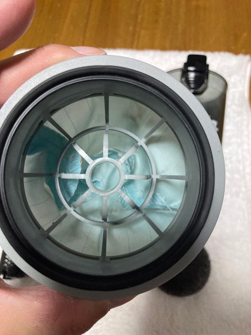 【充電器・バッテリ付】makitaマキタ　クリーナー本体＋サイクロンユニット付替