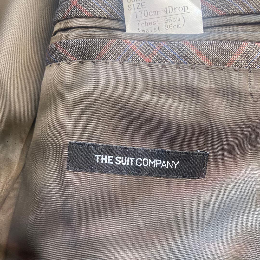 スーツカンパニー E.THOMAS セットアップ チェック スーツ AB5