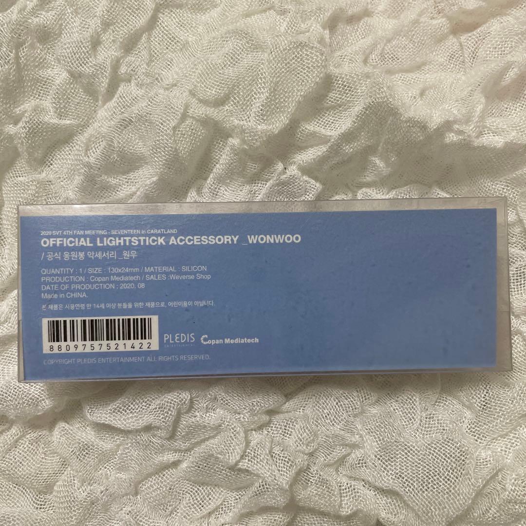 SEVENTEEN ペンライト　アクセサリー ウォヌ　WONWOO おまけ付き