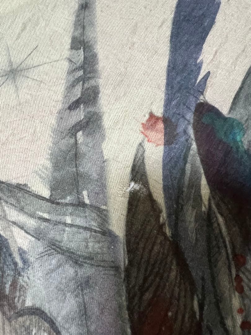 BALMAIN 狼デザイン ストール　ウルフ　マフラー