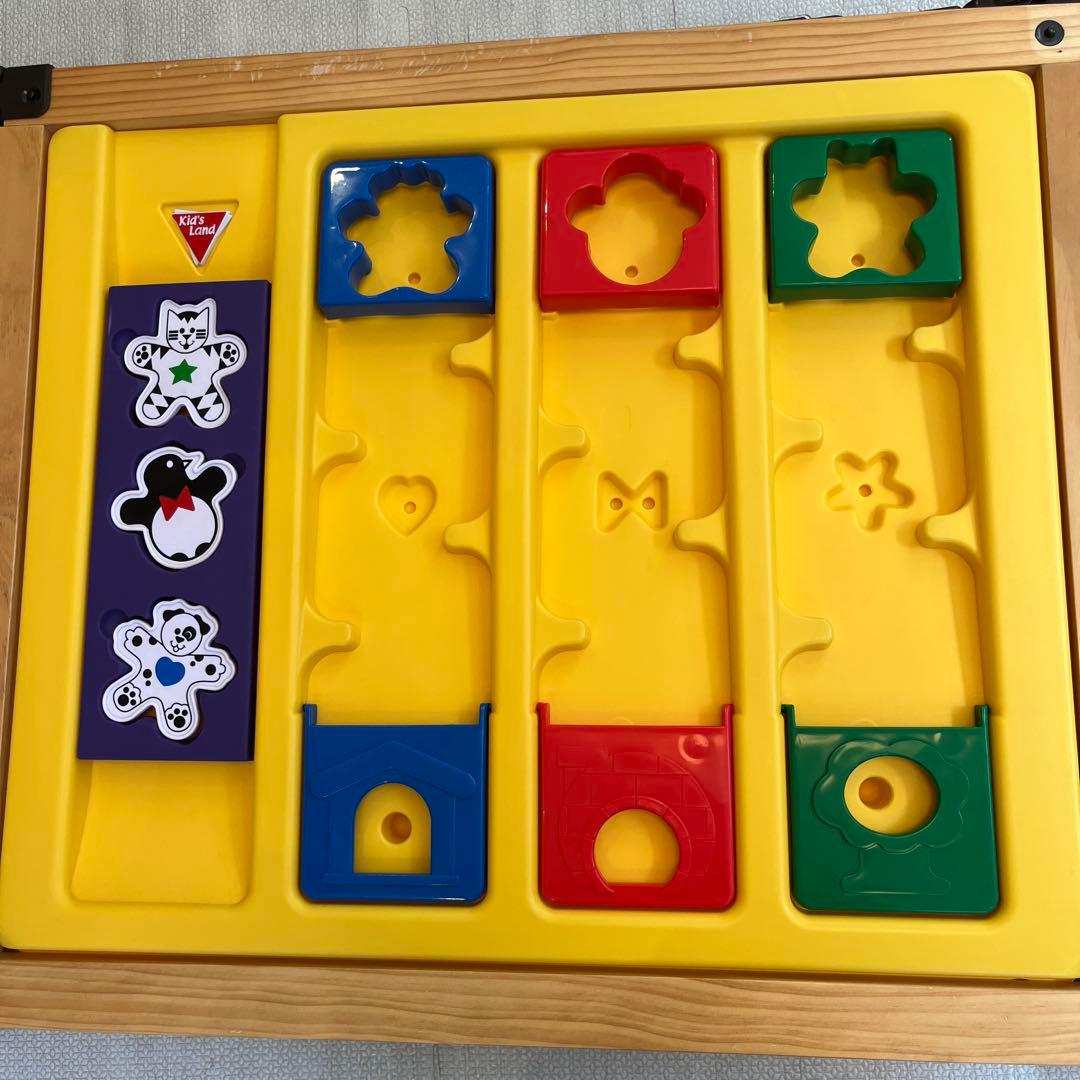 日本育児 木のミュージカルキッズランドDX 木製の折りたためるベビーサークル