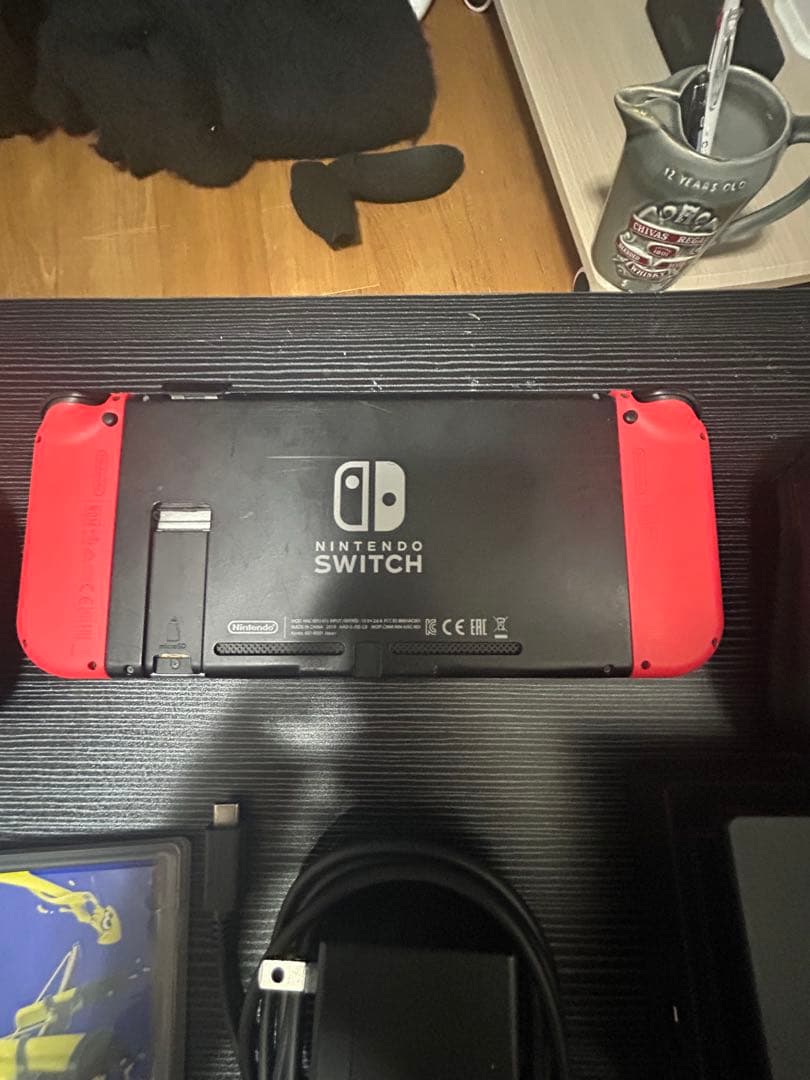Nintendo Switch 赤色 本体 ゲームソフト3本付き